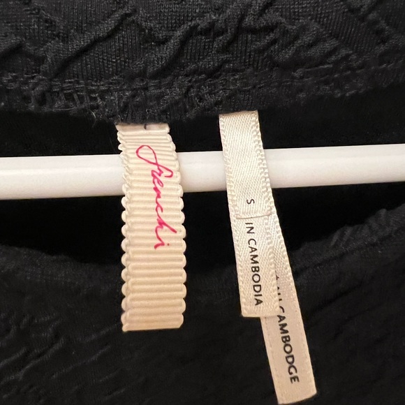 Black Crepe Cocktail Dress by Frenchi - Picture 3 of 3